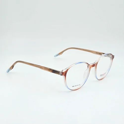فریم عینک طبی مردانه-زنانه کائوچو شفاف نیمه گرد برند Eyewear کد ۱۷۱۴
