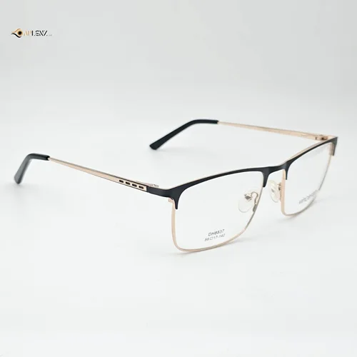 عینک طبی مردانه-زنانه برند VINCENZO فلزی مشکی طلایی کد ۱۷۹۷