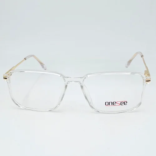 عینک طبی مردانه-زنانه کائوچو شفاف برند ONE SEE کد ۱۶۴۸